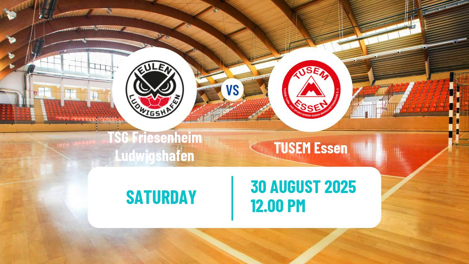 Handball German 2 Bundesliga Handball TSG Friesenheim Ludwigshafen - TUSEM Essen