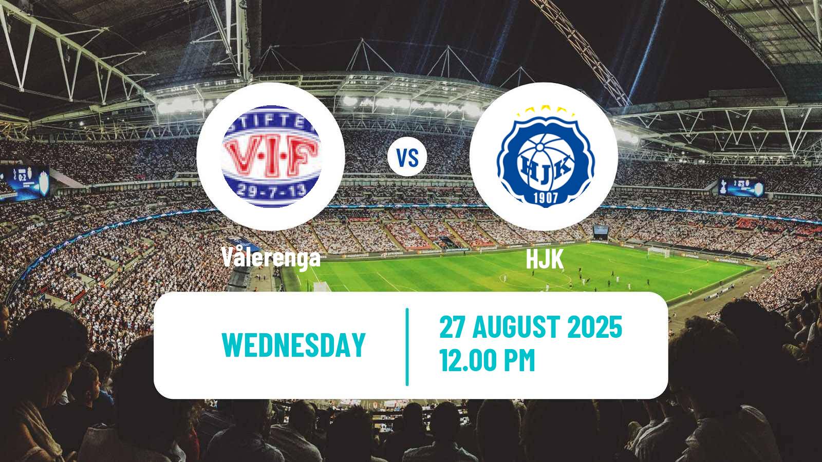 Football UEFA Champions League Women Vålerenga - HJK