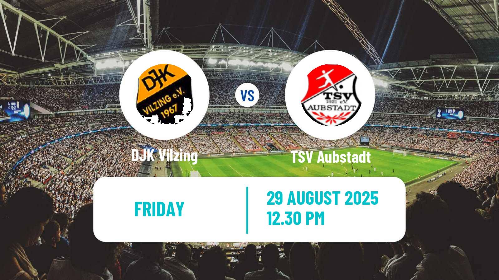 Football German Regionalliga Bayern Vilzing - Aubstadt