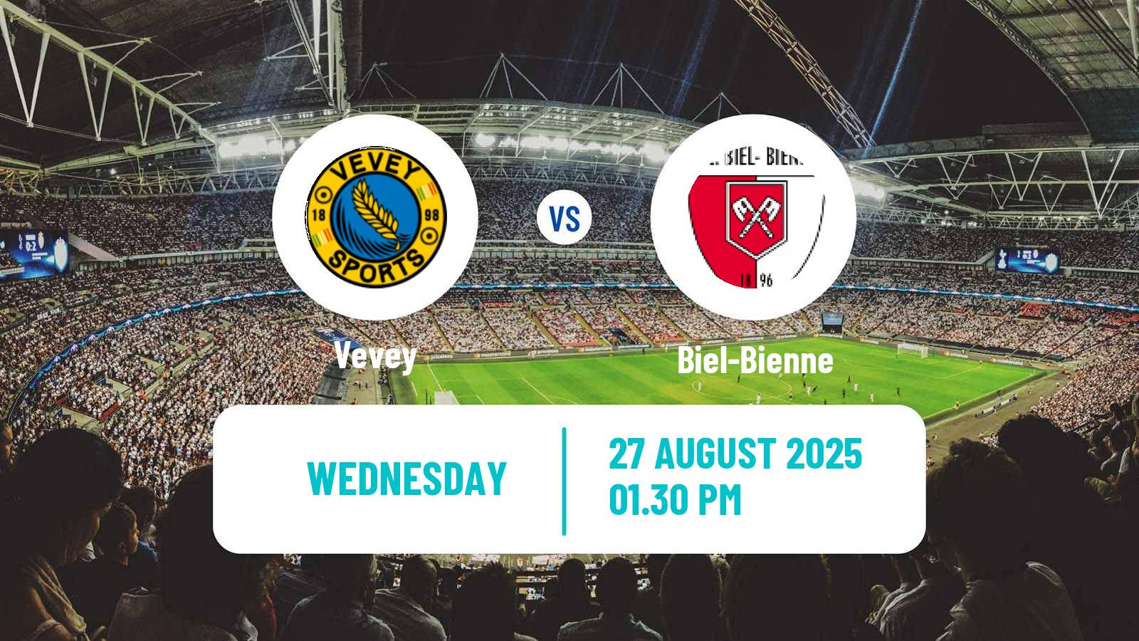 Football Swiss Promotion League Vevey - Biel-Bienne