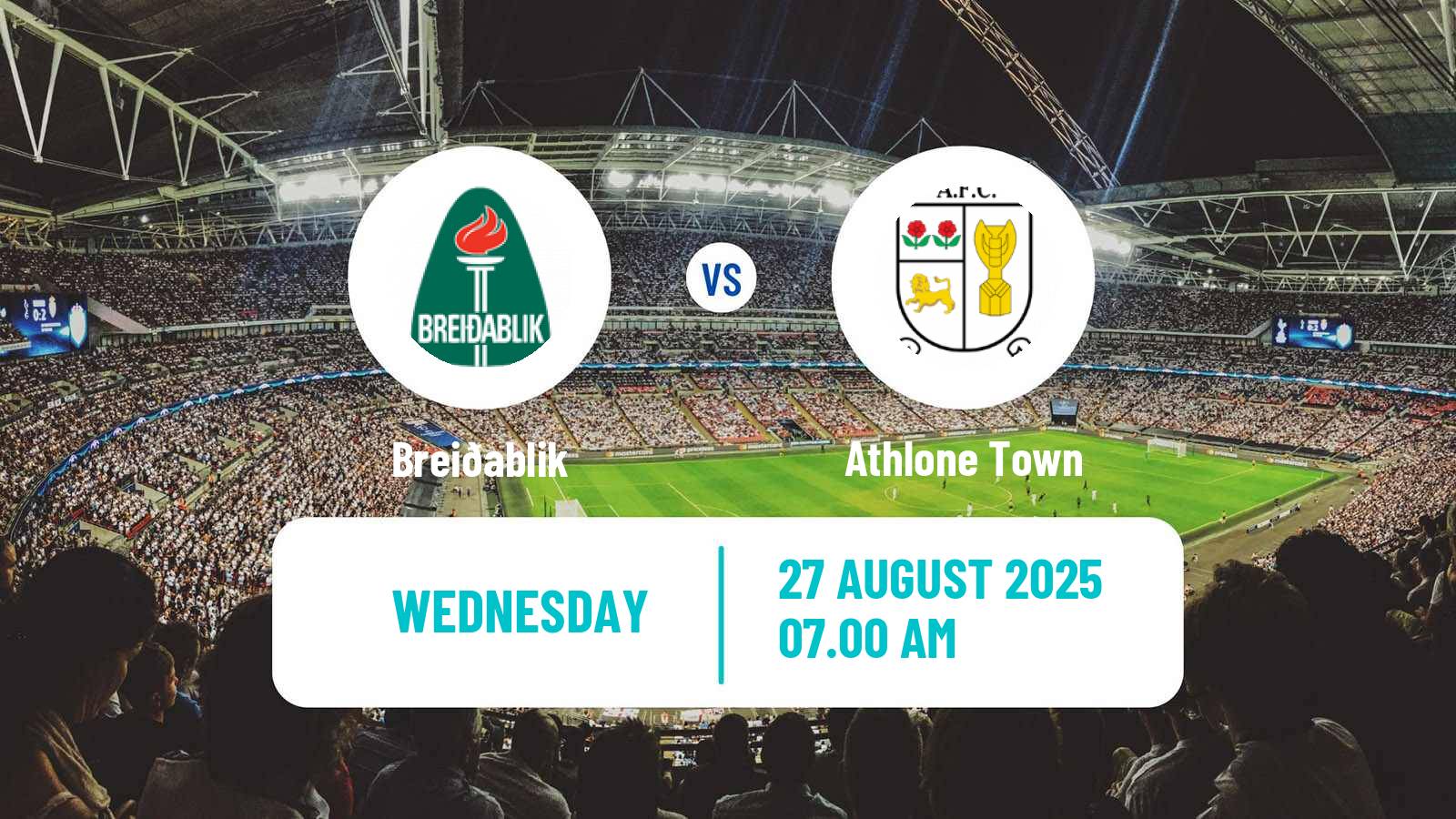 Football UEFA Champions League Women Breiðablik - Athlone Town