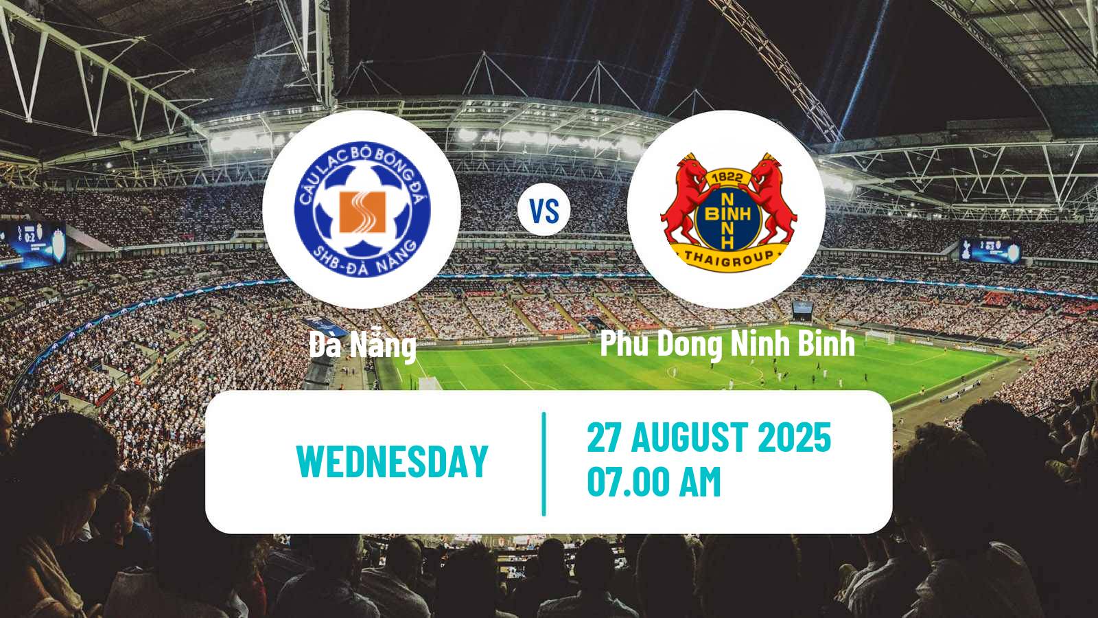 Football Vietnamese V League 1 Đà Nẵng - Phu Dong Ninh Binh