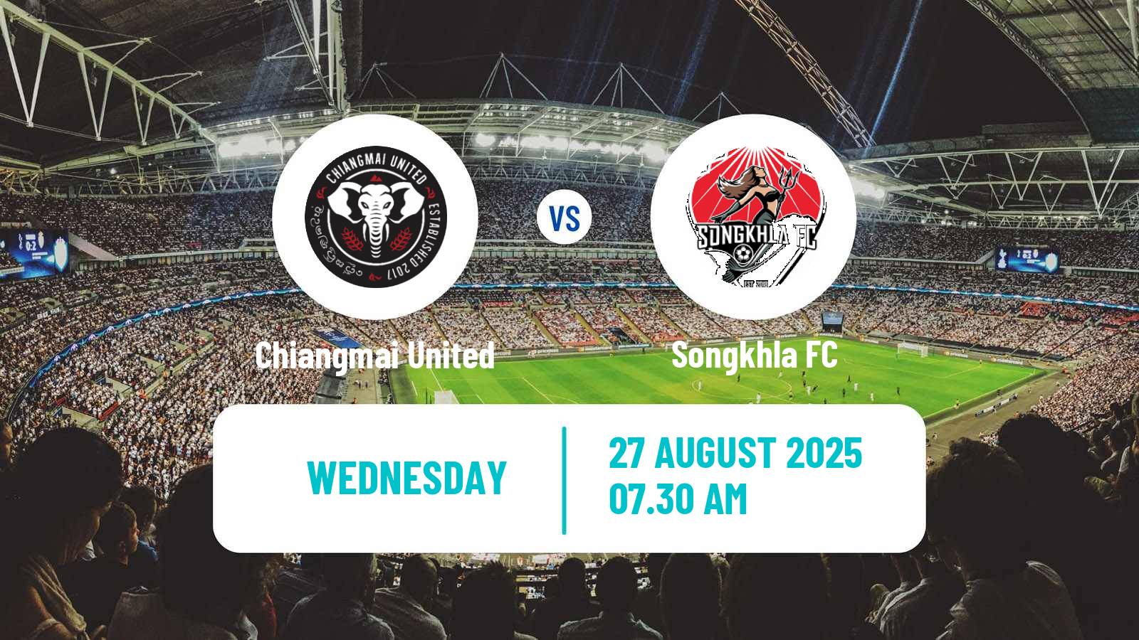 Football Thai League 2 Chiangmai United - Songkhla