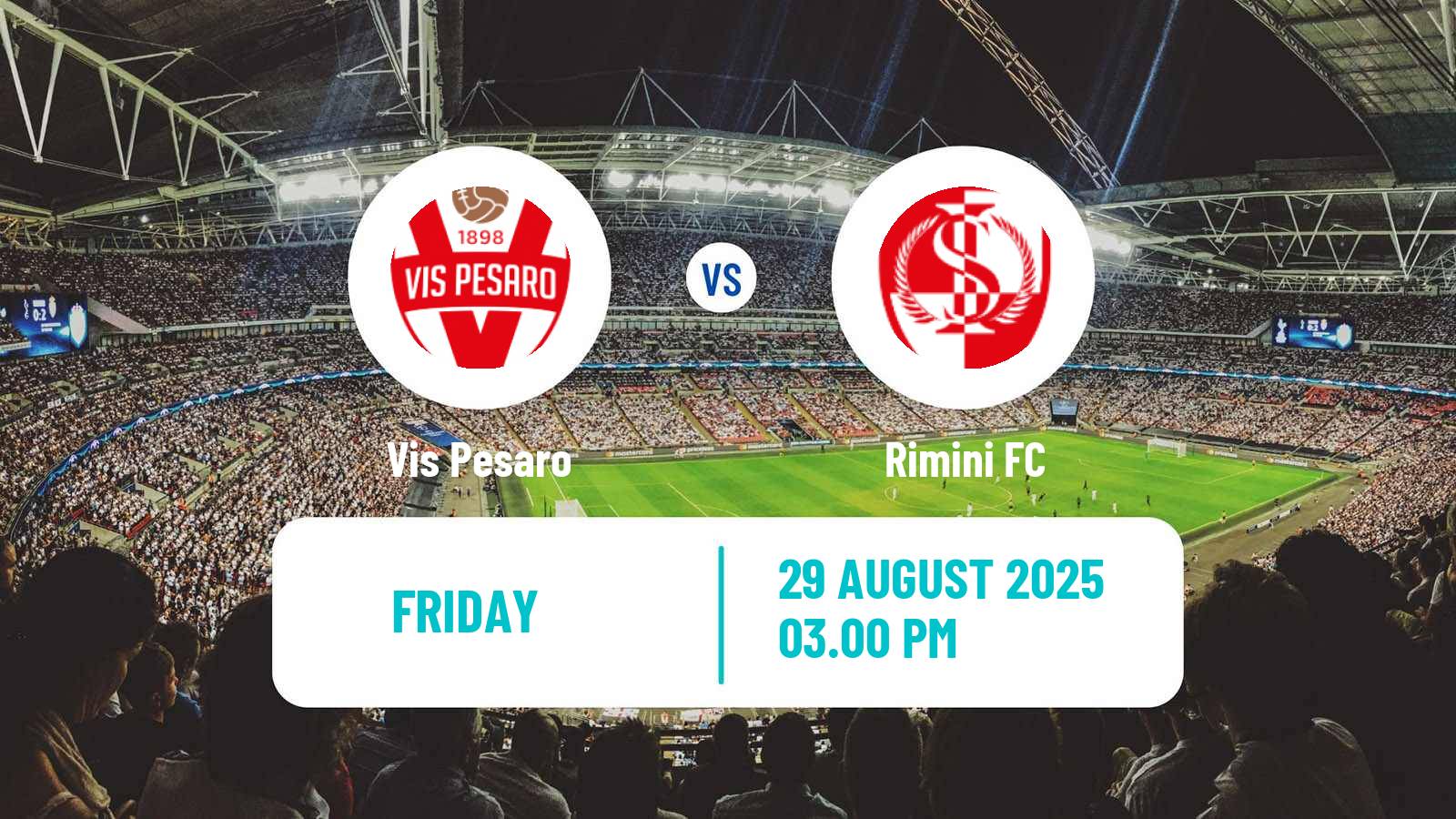 Football Italian Serie C Group B Vis Pesaro - Rimini