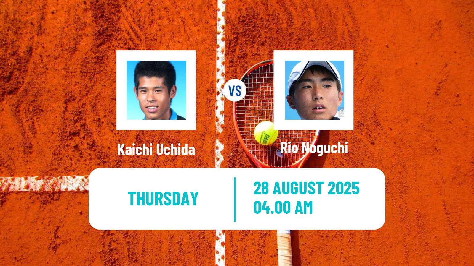 Tennis Zhangjiagang Challenger Men Kaichi Uchida - Rio Noguchi