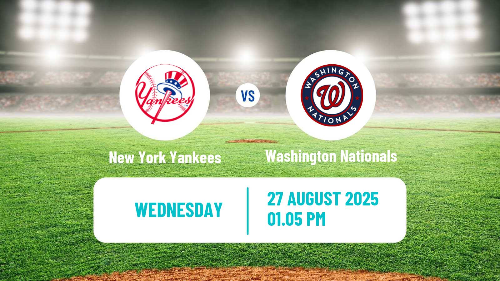 Baseball MLB New York Yankees - Washington Nationals