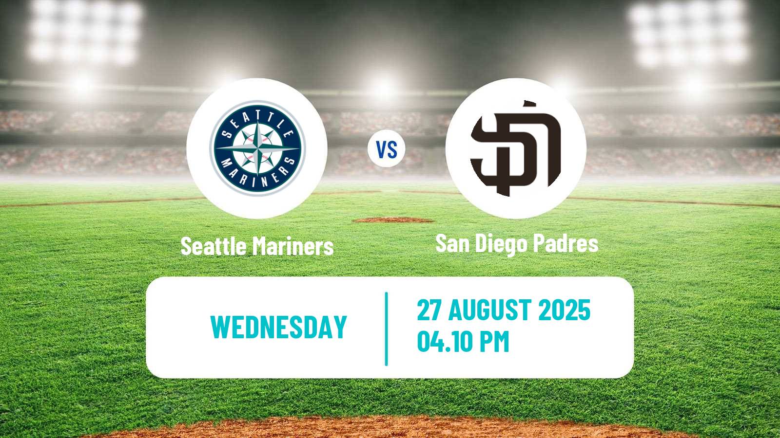 Baseball MLB Seattle Mariners - San Diego Padres
