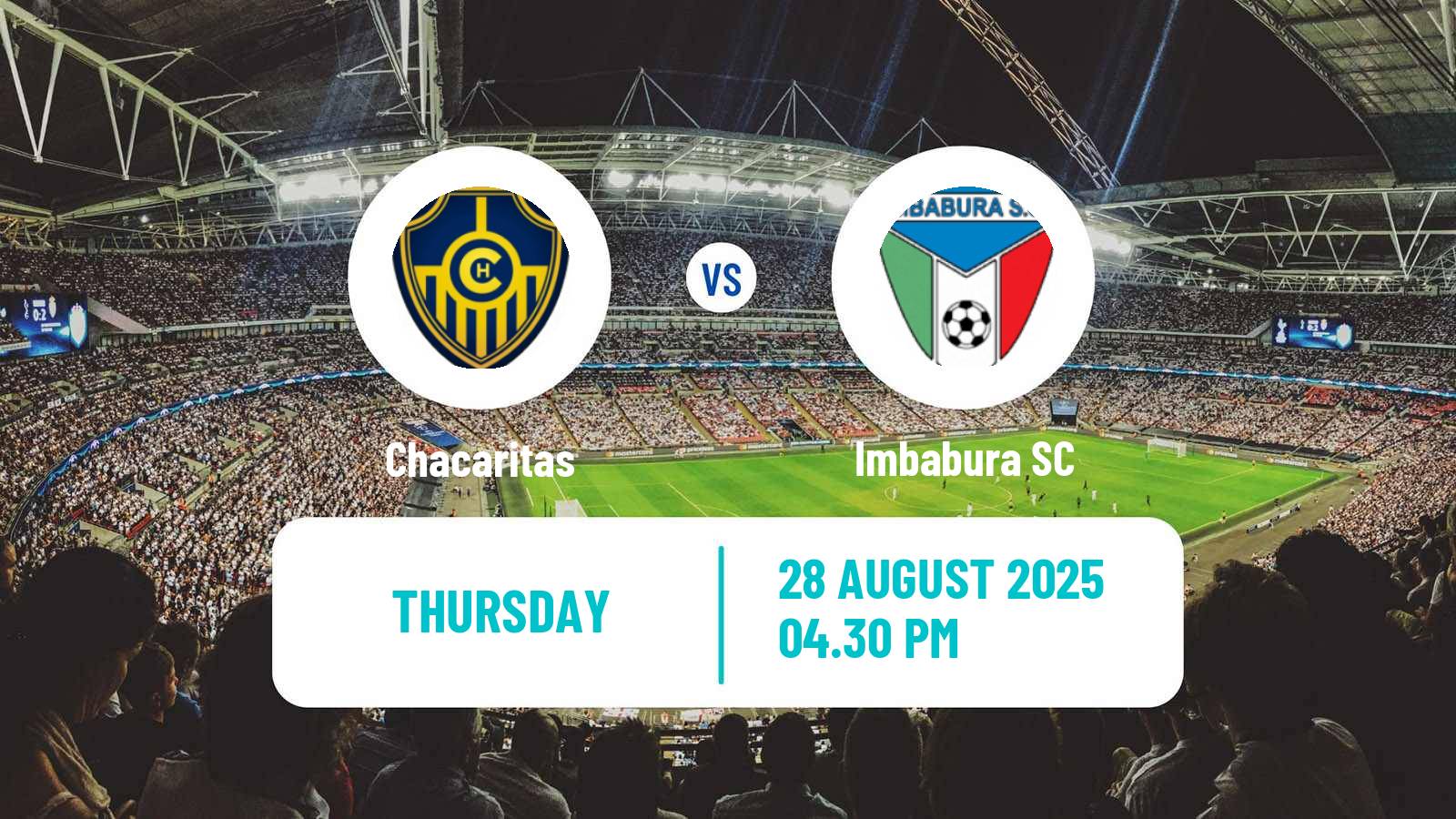 Football Ecuadorian Serie B Chacaritas - Imbabura