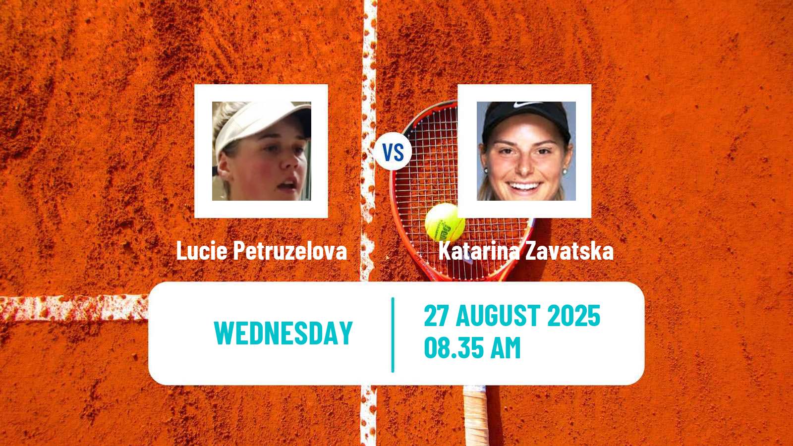 Tennis ITF W50 Bytom Women Lucie Petruzelova - Katarina Zavatska
