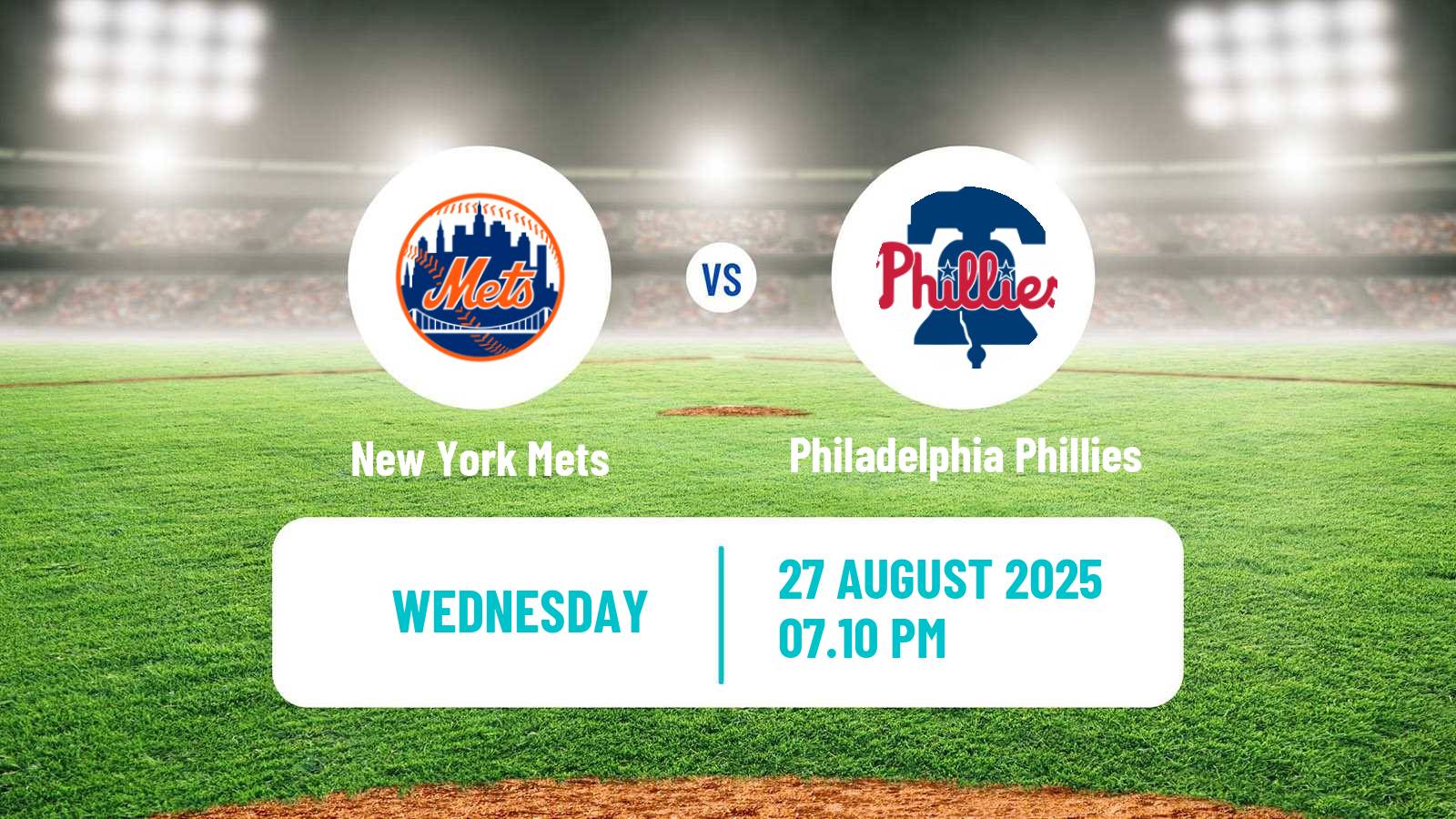 Baseball MLB New York Mets - Philadelphia Phillies