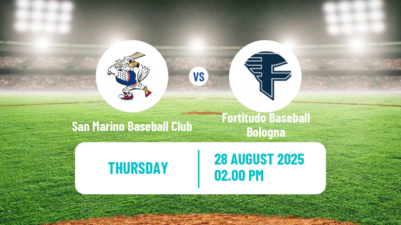 Baseball Italian Serie A1 Baseball San Marino Baseball Club - Fortitudo Baseball Bologna