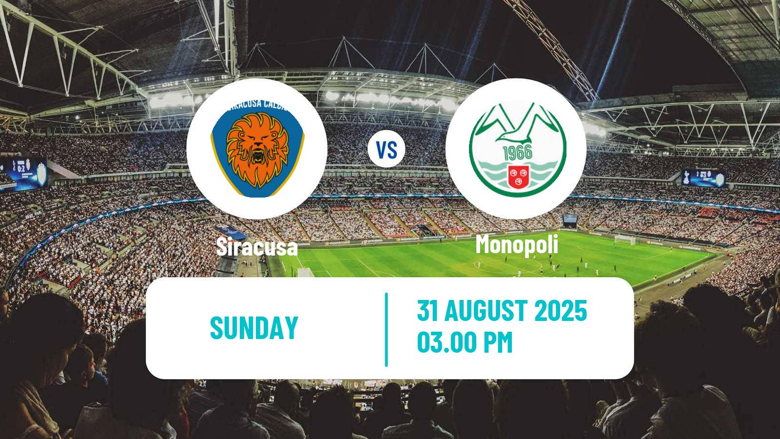 Football Italian Serie C Group C Siracusa - Monopoli