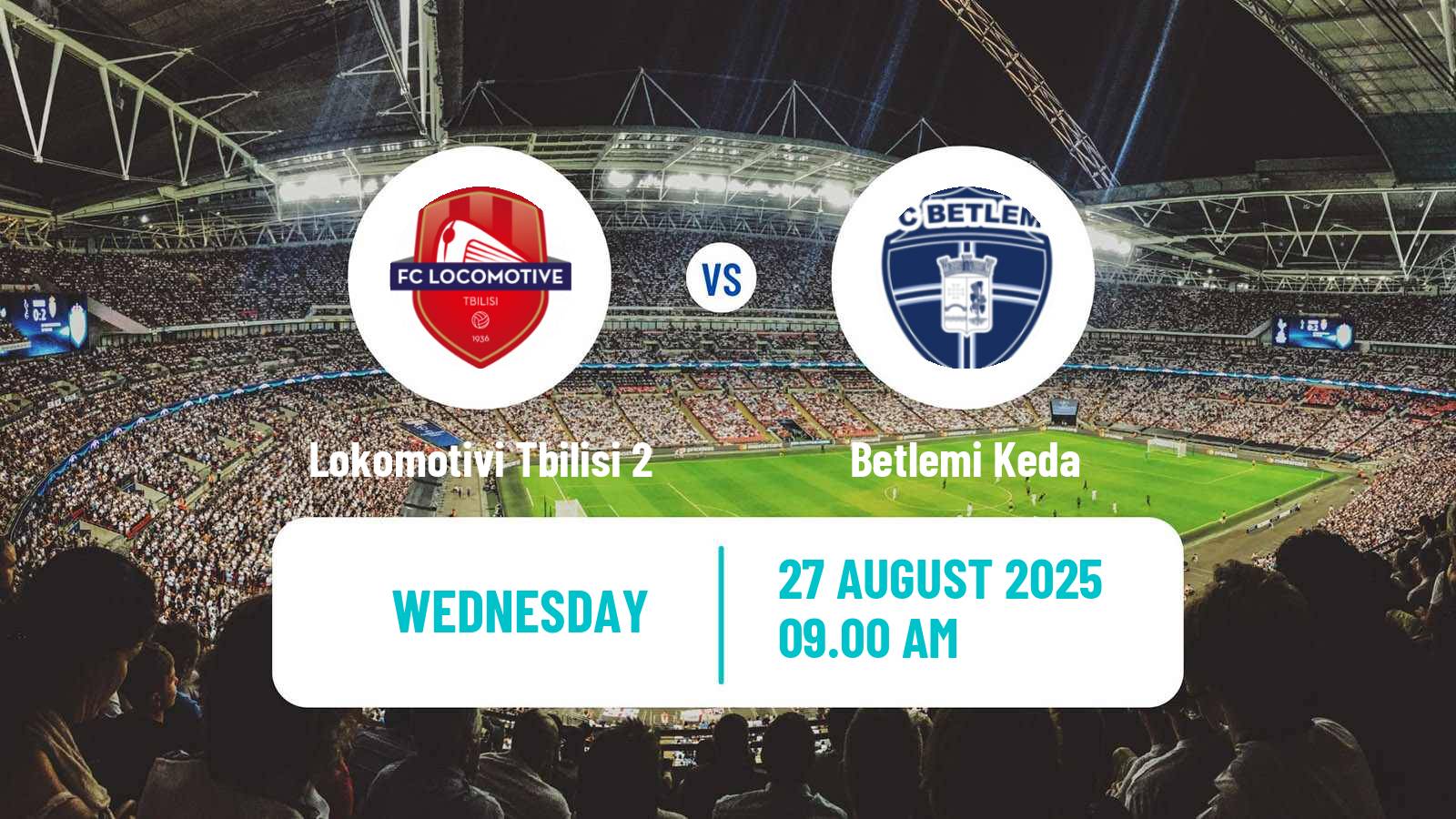 Football Georgian Liga 3 Lokomotivi Tbilisi 2 - Betlemi Keda