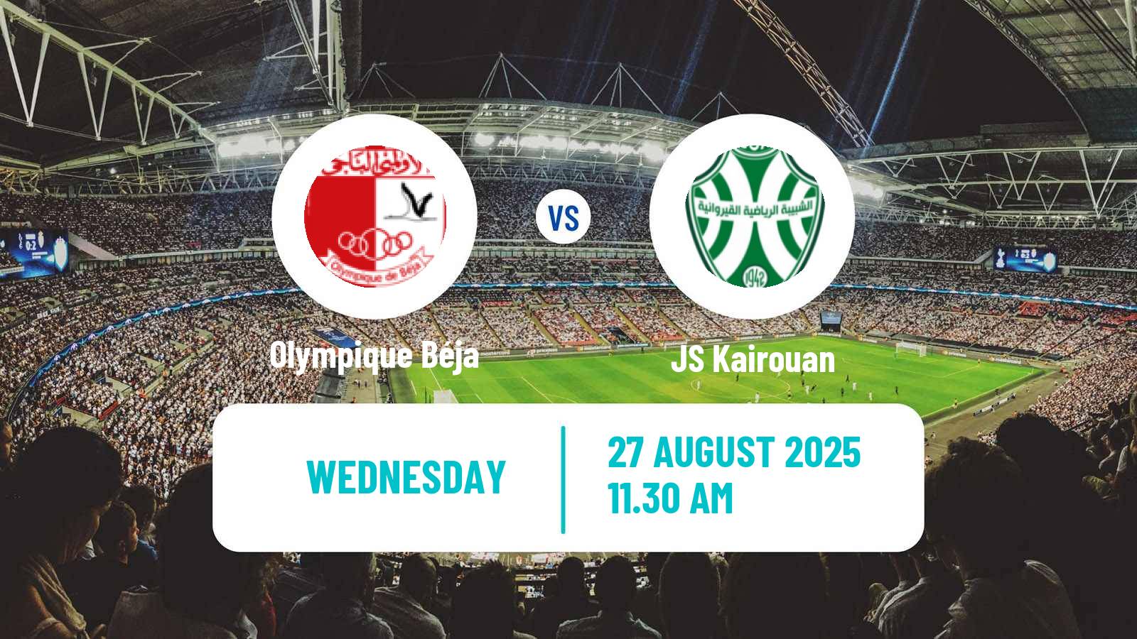 Football Tunisian Ligue Professionnelle 1 Olympique Béja - JS Kairouan