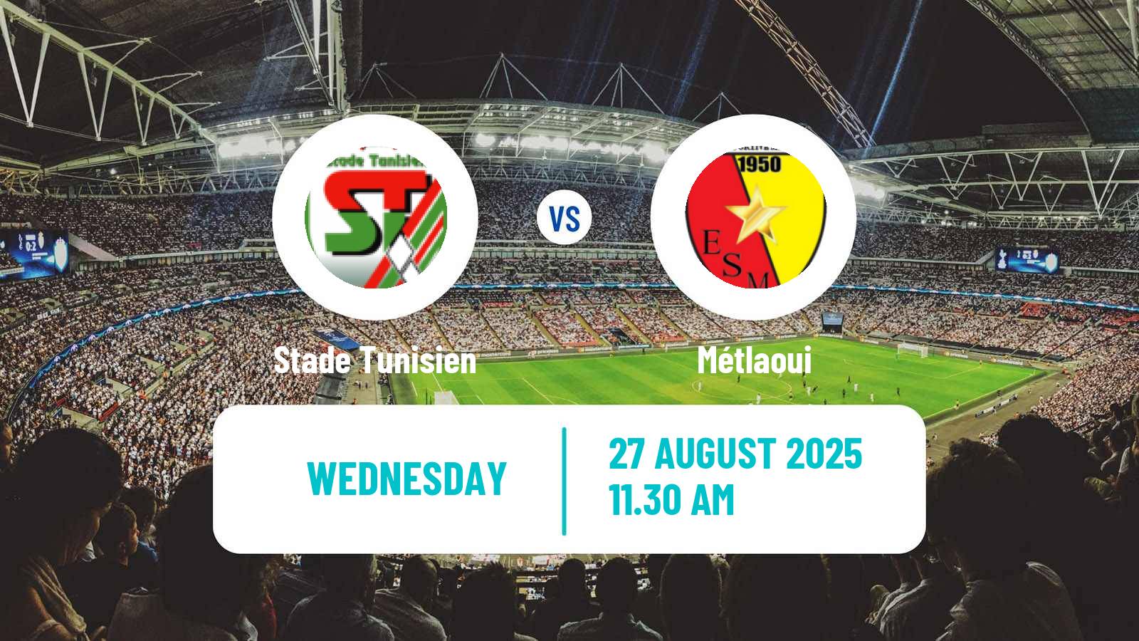 Football Tunisian Ligue Professionnelle 1 Stade Tunisien - Métlaoui