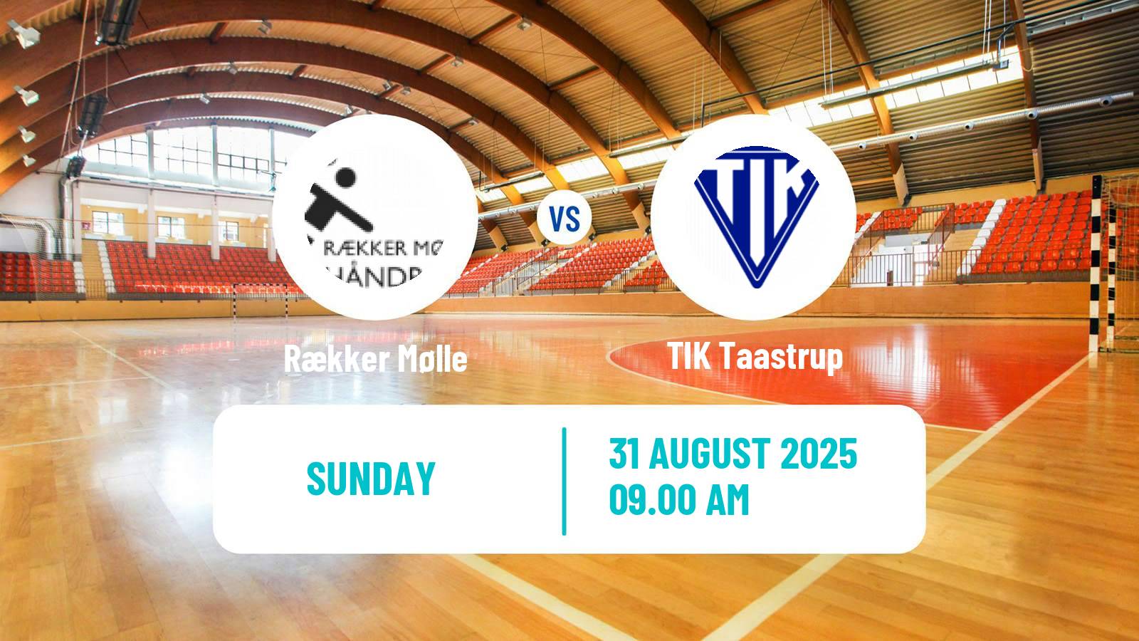 Handball Danish 1 Division Handball Rækker Mølle - TIK Taastrup
