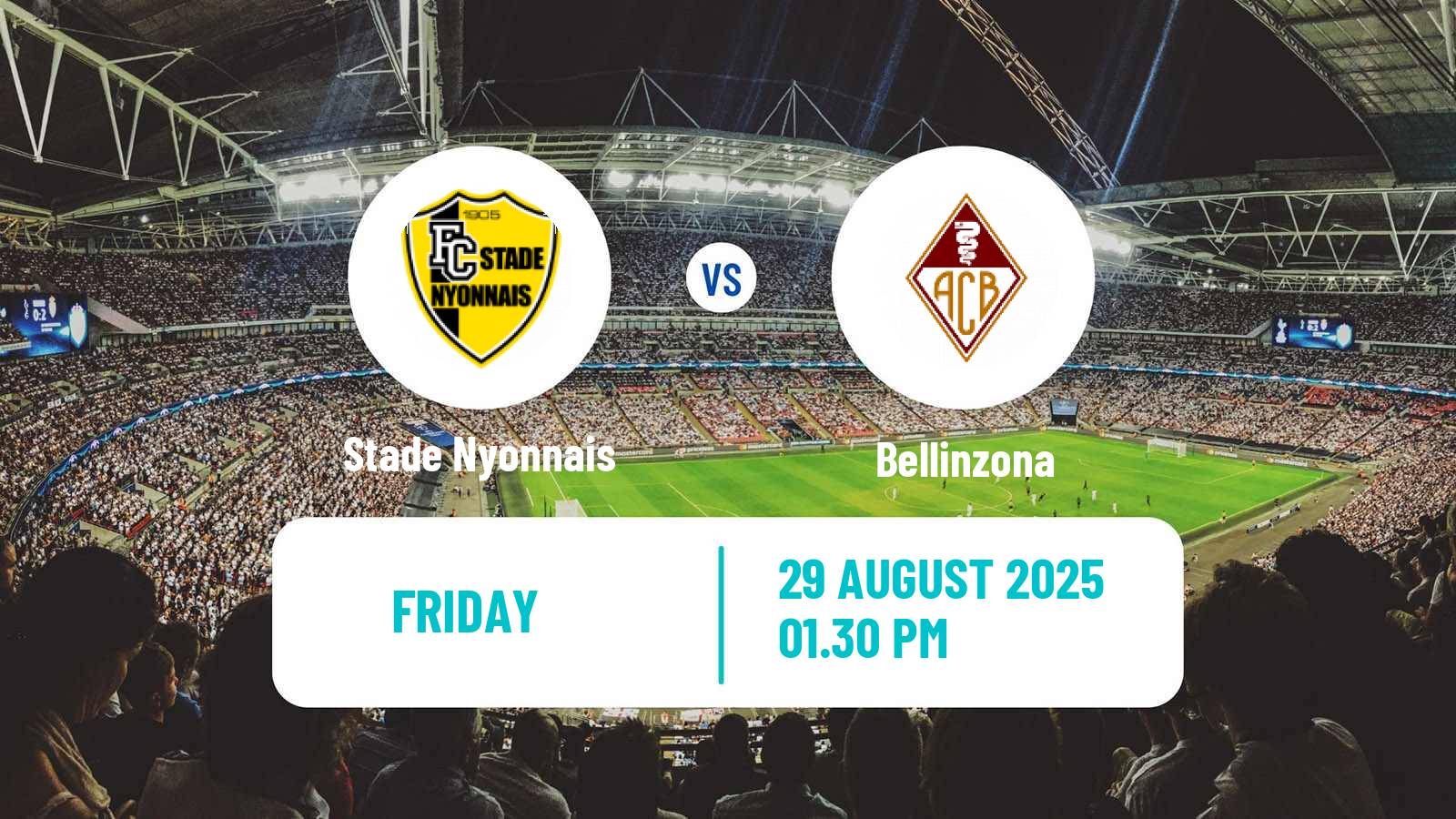 Football Swiss Challenge League Stade Nyonnais - Bellinzona