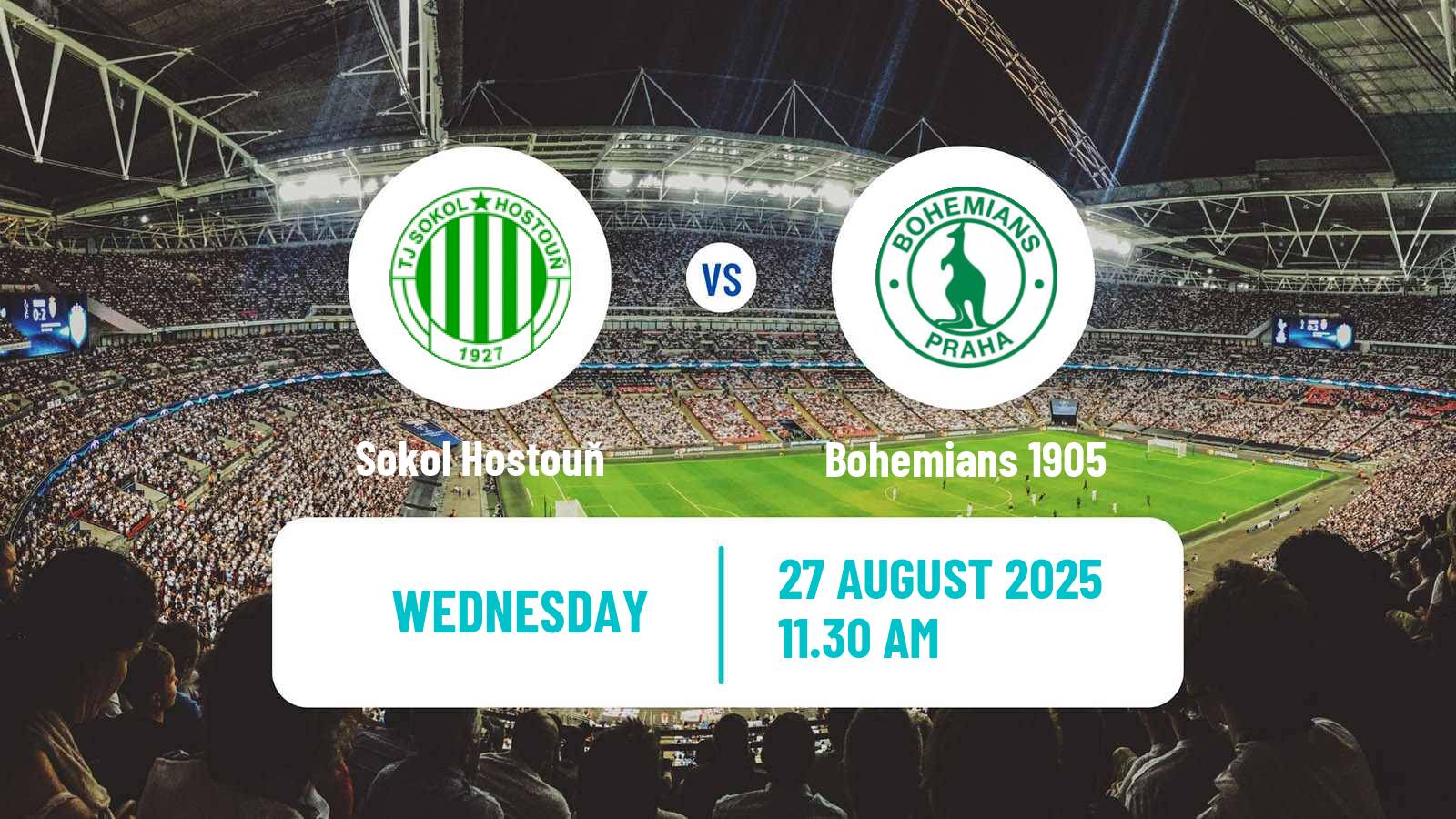 Football Czech Cup Sokol Hostouň - Bohemians 1905