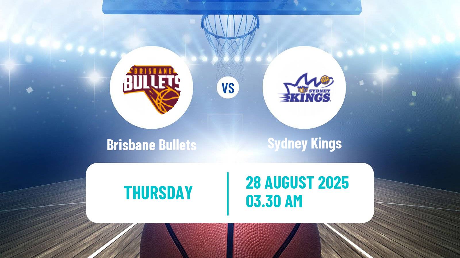 Basketball Club Friendly Basketball Brisbane Bullets - Sydney Kings