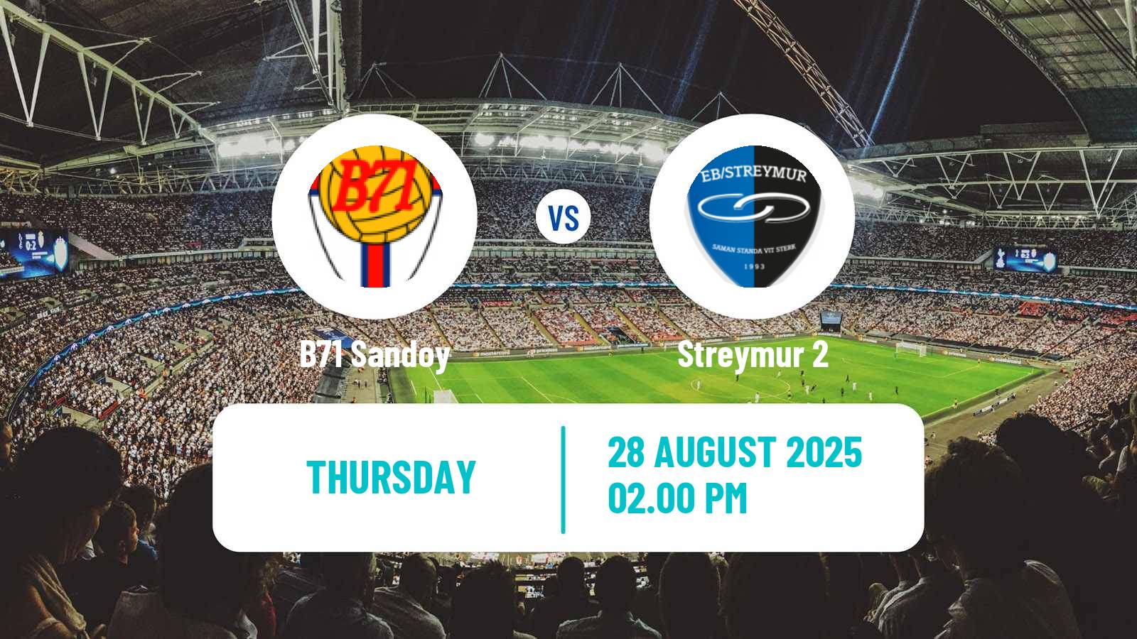 Football Faroe Islands 1 Deild B71 Sandoy - Streymur 2