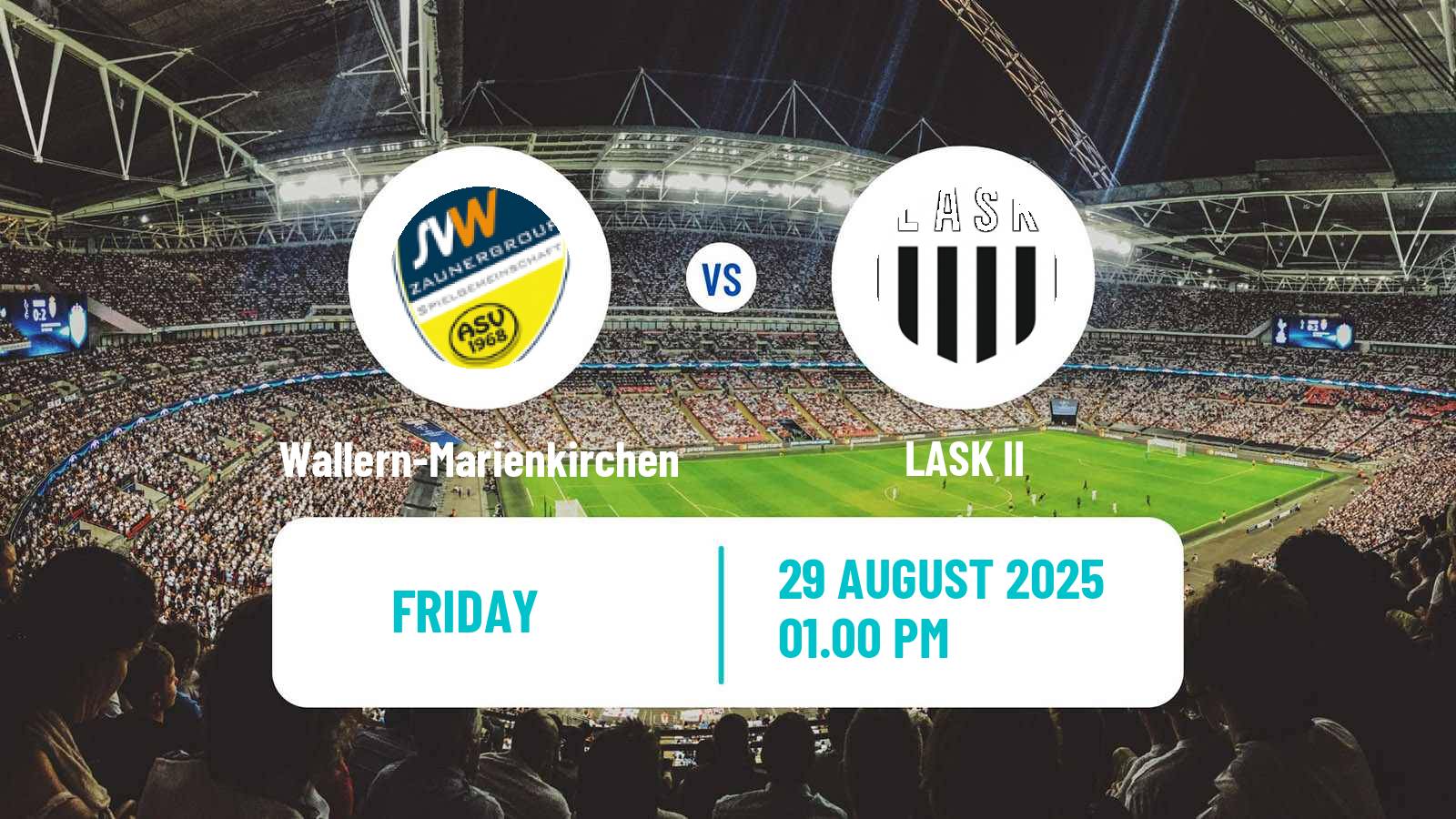 Football Austrian Regionalliga Central Wallern-Marienkirchen - LASK II