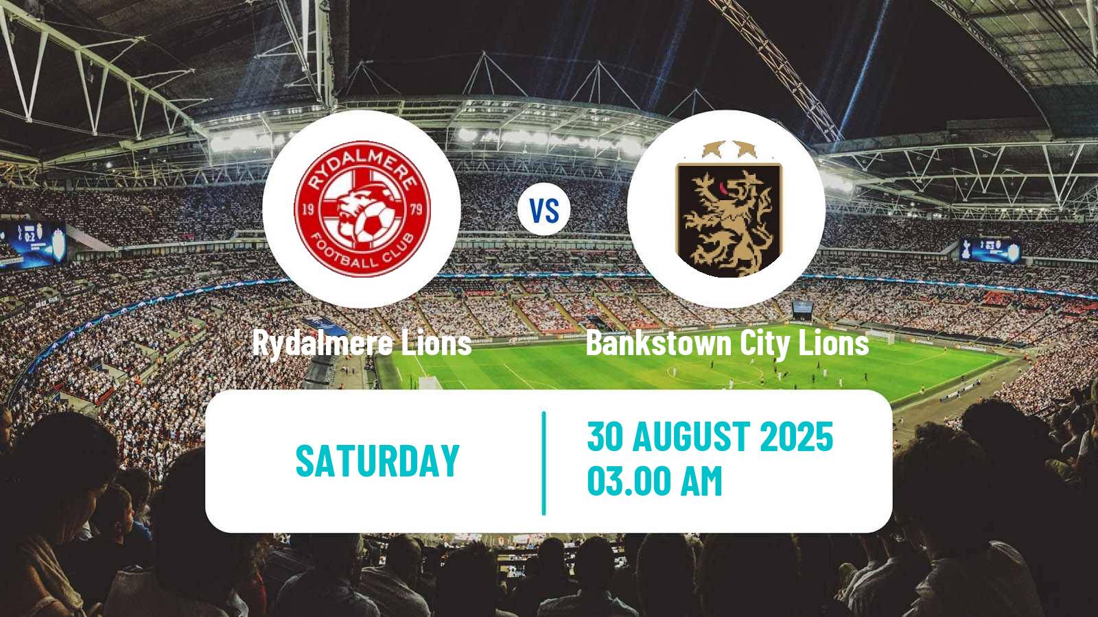 Football Australian NSW League One Rydalmere Lions - Bankstown City Lions