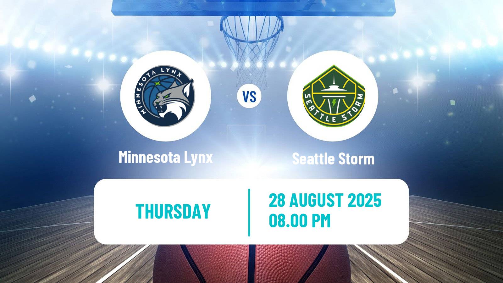 Basketball WNBA Minnesota Lynx - Seattle Storm