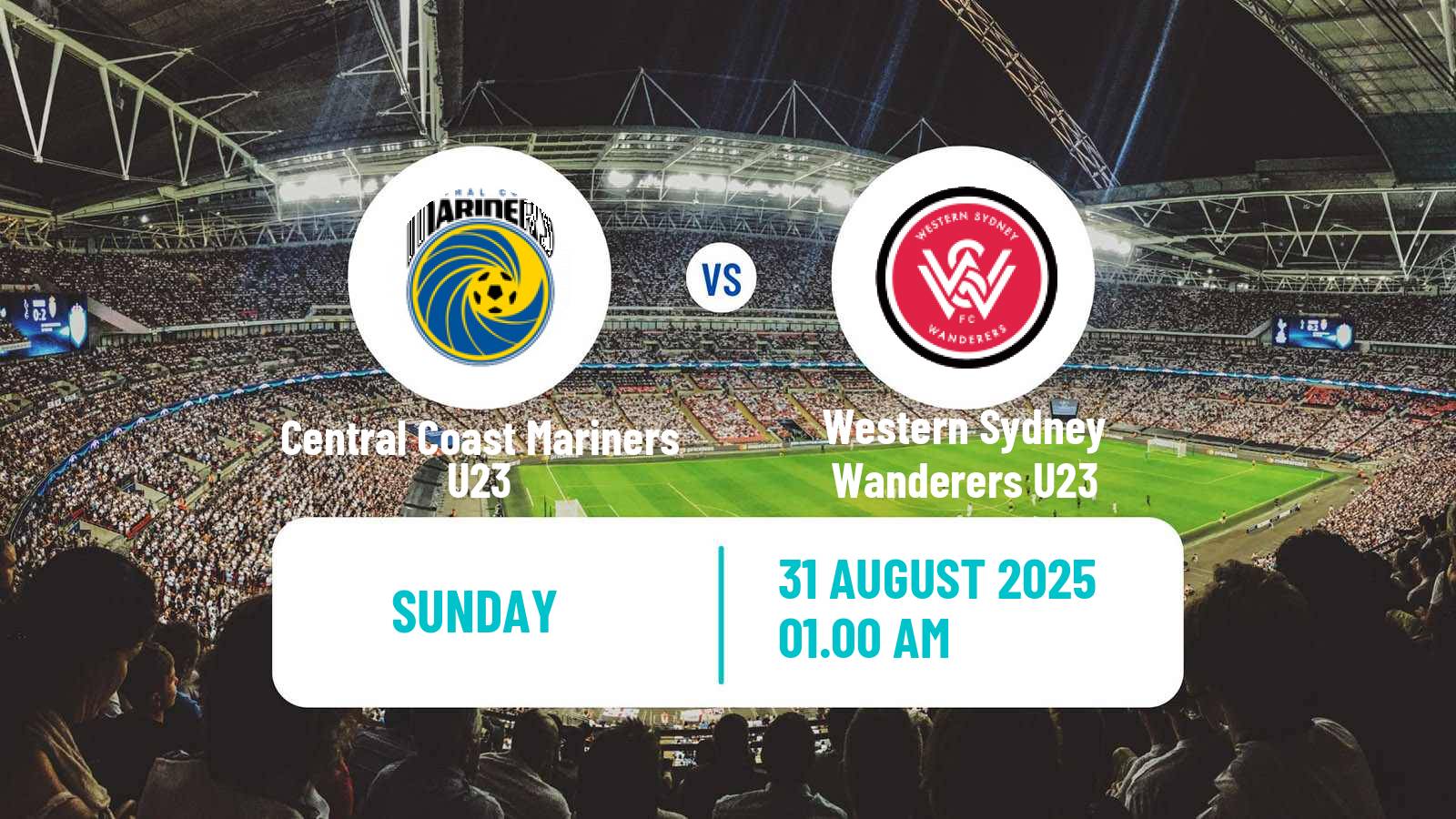 Football Australian NPL NSW Central Coast Mariners U23 - Western Sydney Wanderers U23