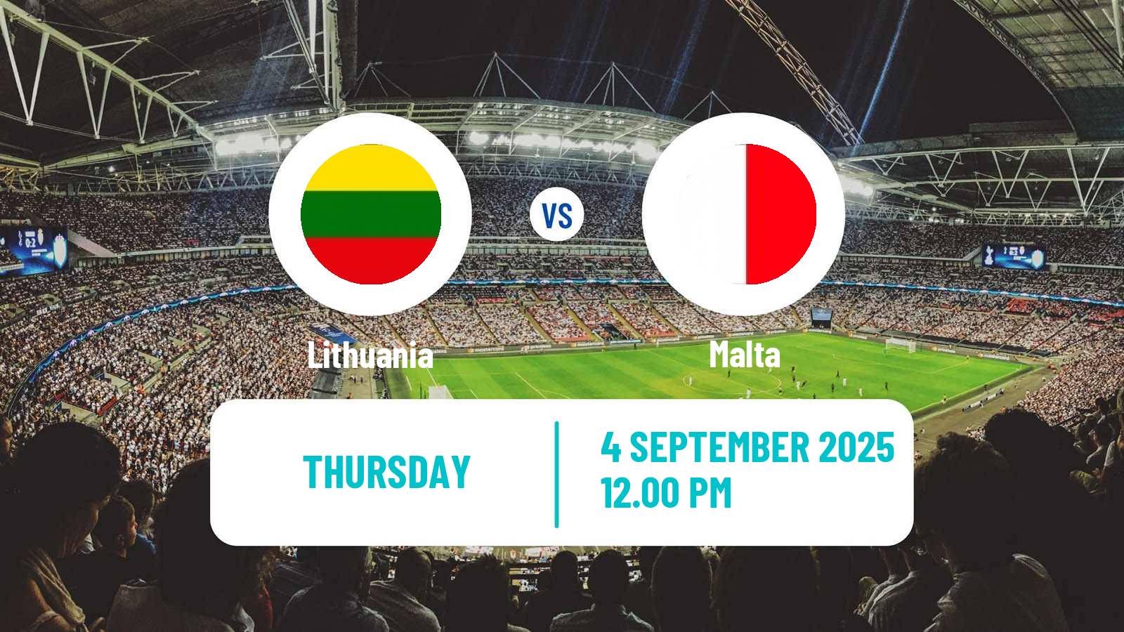 Football FIFA World Cup Lithuania - Malta