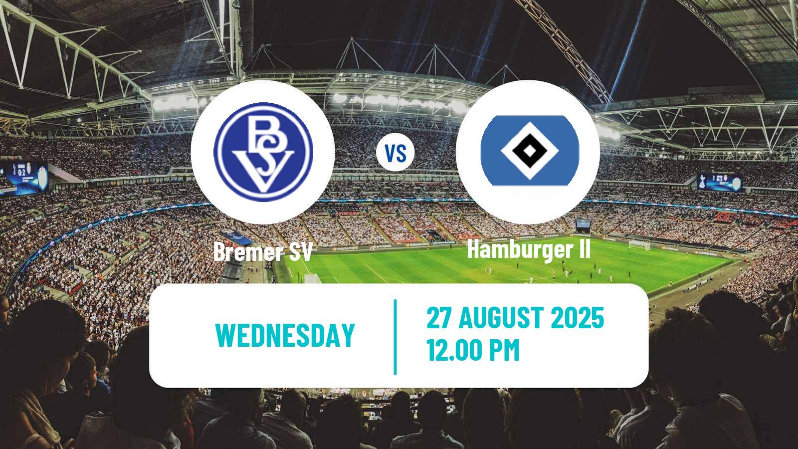 Football German Regionalliga North Bremer SV - Hamburger II