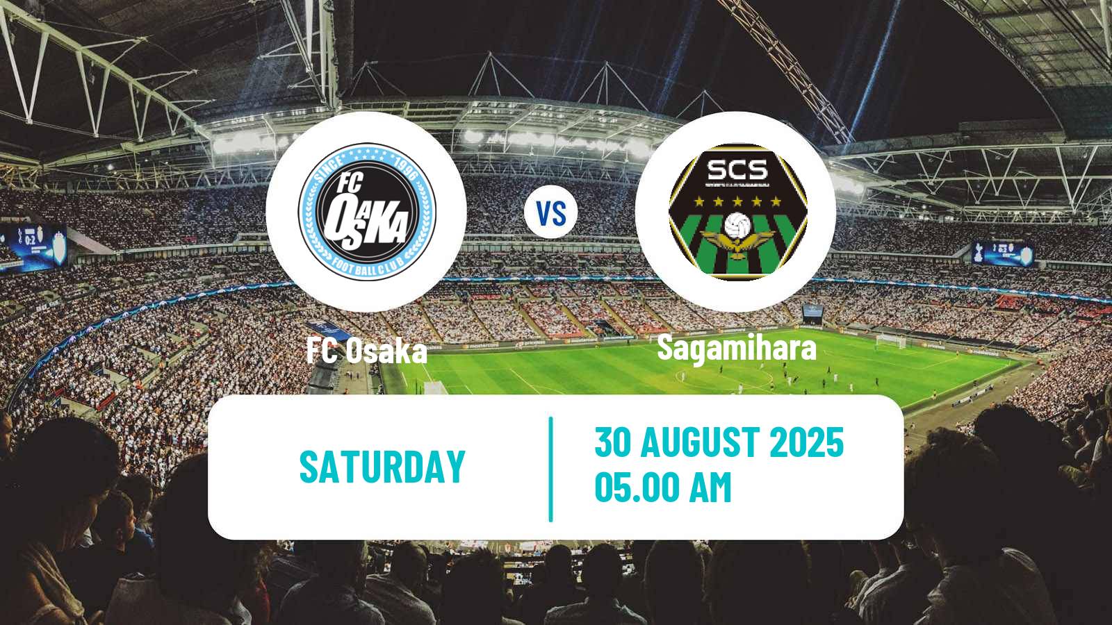 Football Japan J3 League Osaka - Sagamihara