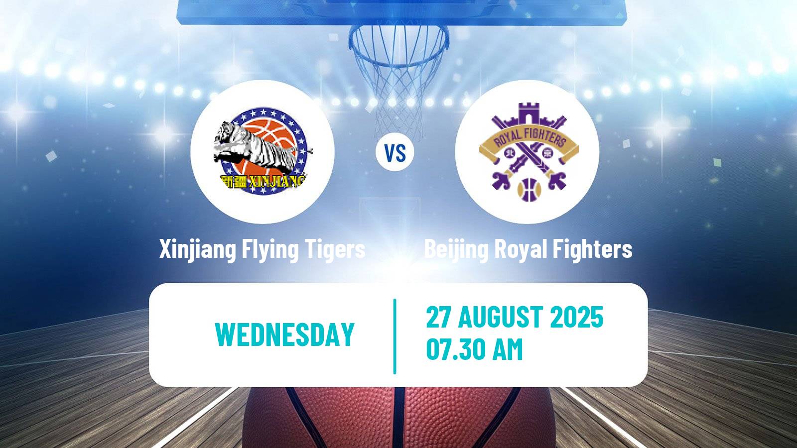 Basketball Club Friendly Basketball Xinjiang Flying Tigers - Beijing Royal Fighters
