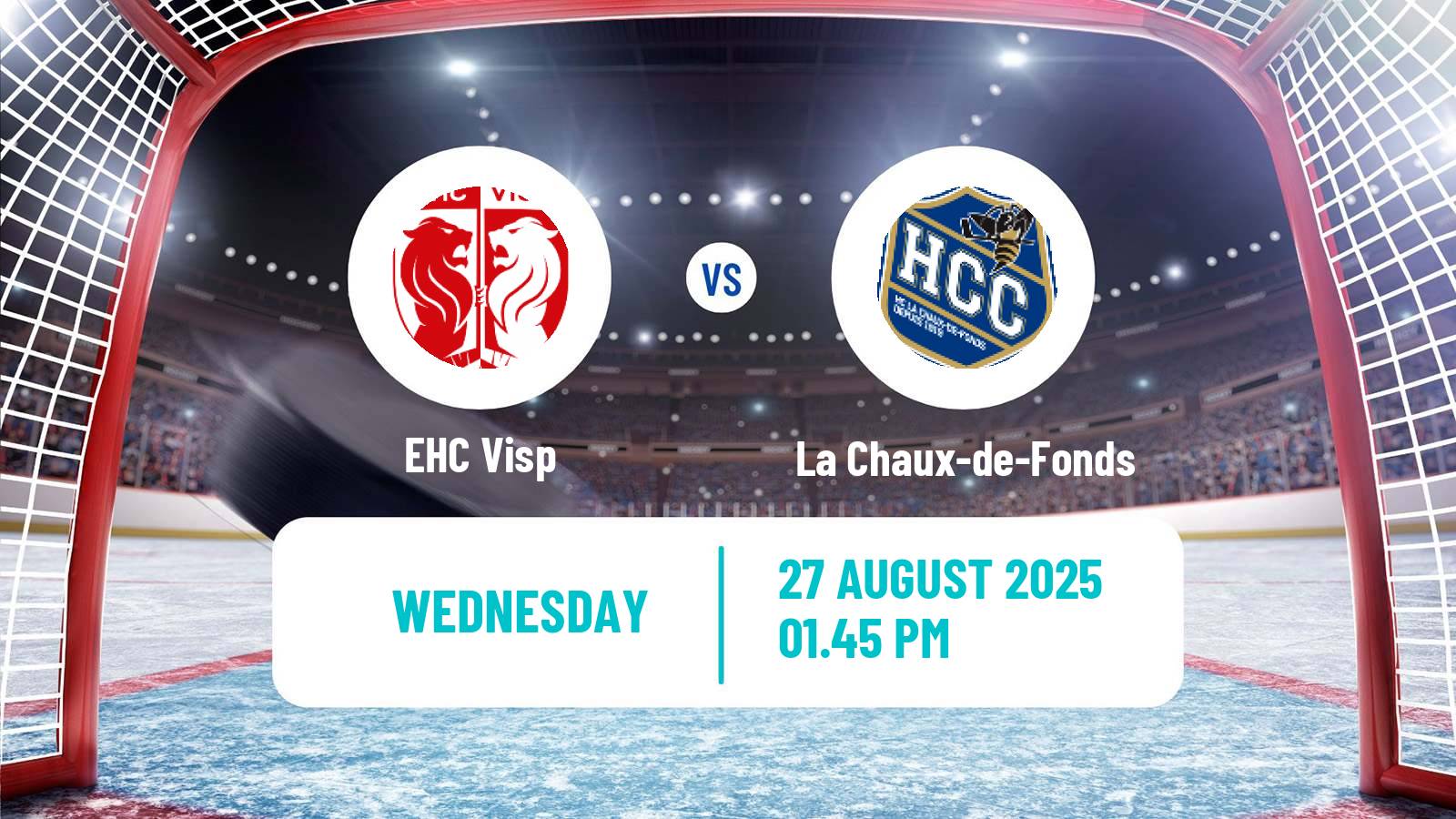 Hockey Club Friendly Ice Hockey Visp - La Chaux-de-Fonds