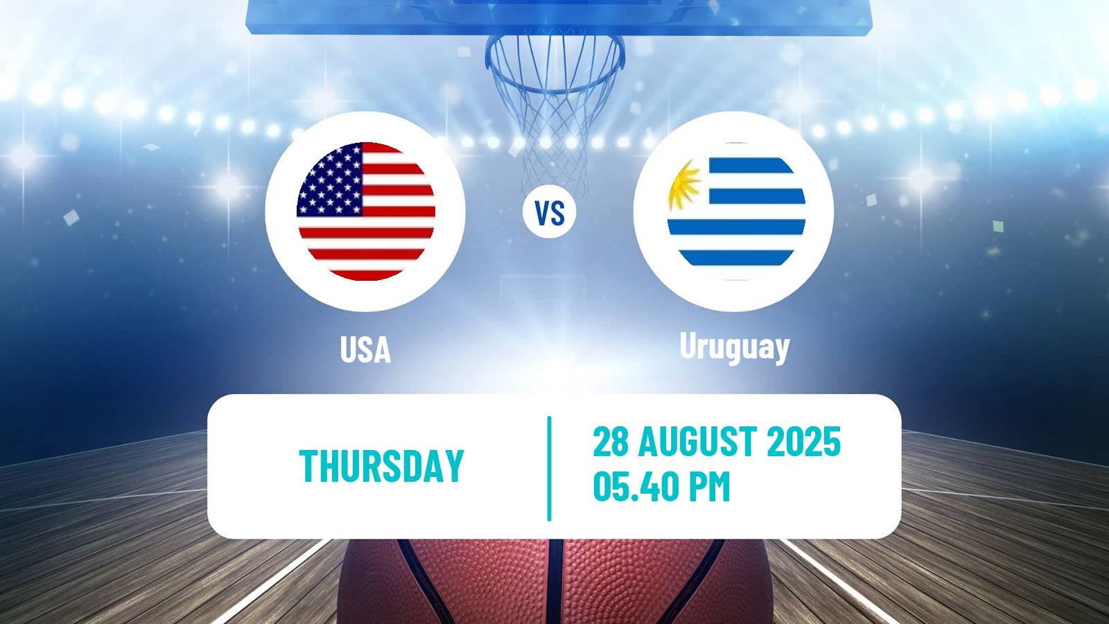 Basketball AmeriCup Basketball USA - Uruguay