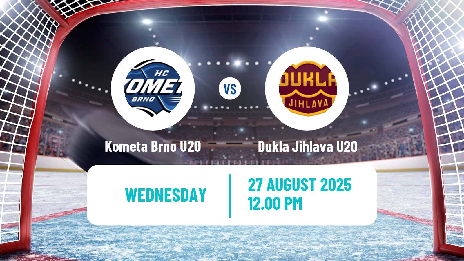 Hockey Club Friendly Ice Hockey Kometa Brno U20 - Dukla Jihlava U20