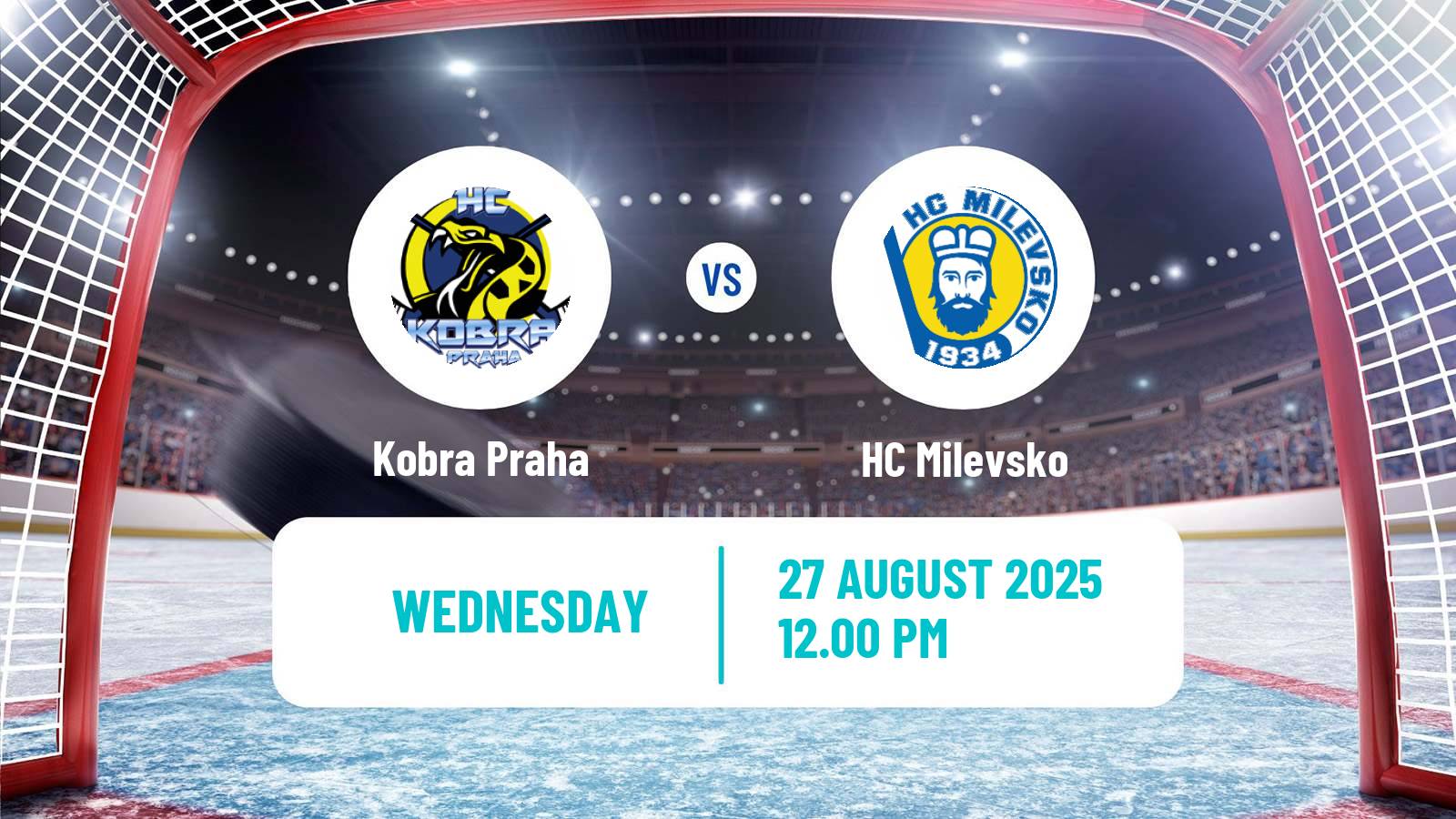 Hockey Club Friendly Ice Hockey Kobra Praha - Milevsko