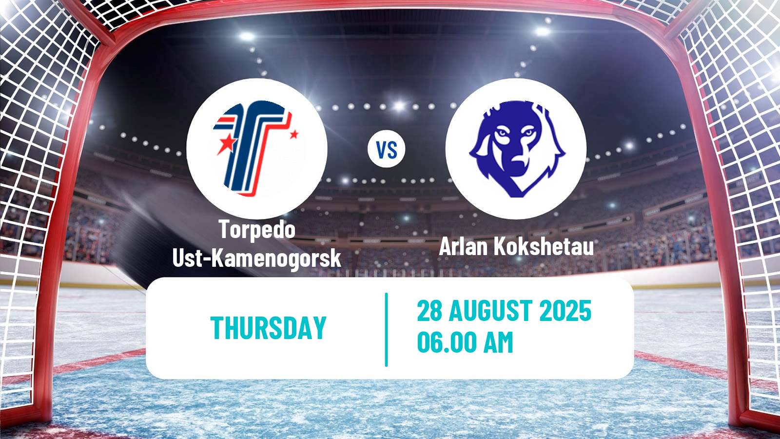 Hockey Kazakh Ice Hockey Cup Torpedo Ust-Kamenogorsk - Arlan Kokshetau