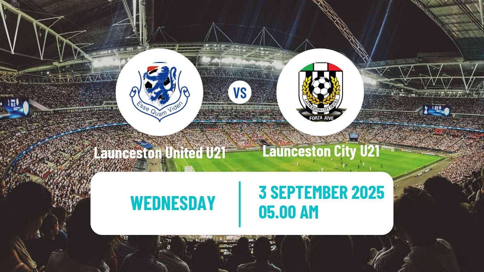 Football Australian Tasmania Northern Championship Launceston United U21 - Launceston City U21