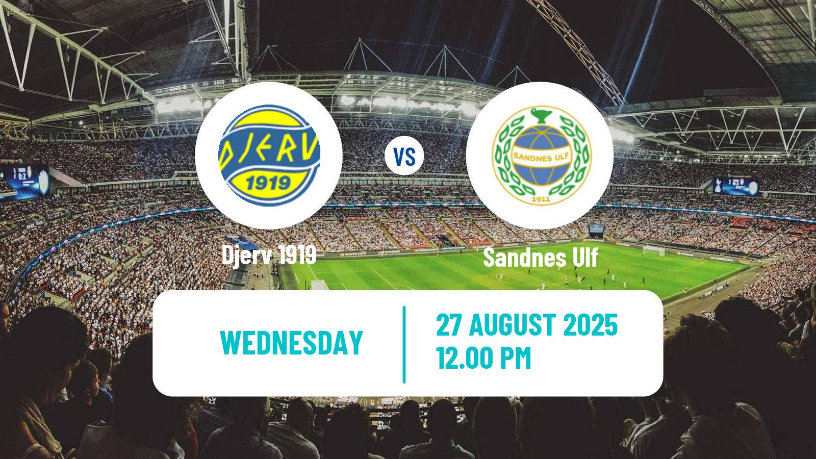 Football Norwegian NM Cup Djerv 1919 - Sandnes Ulf