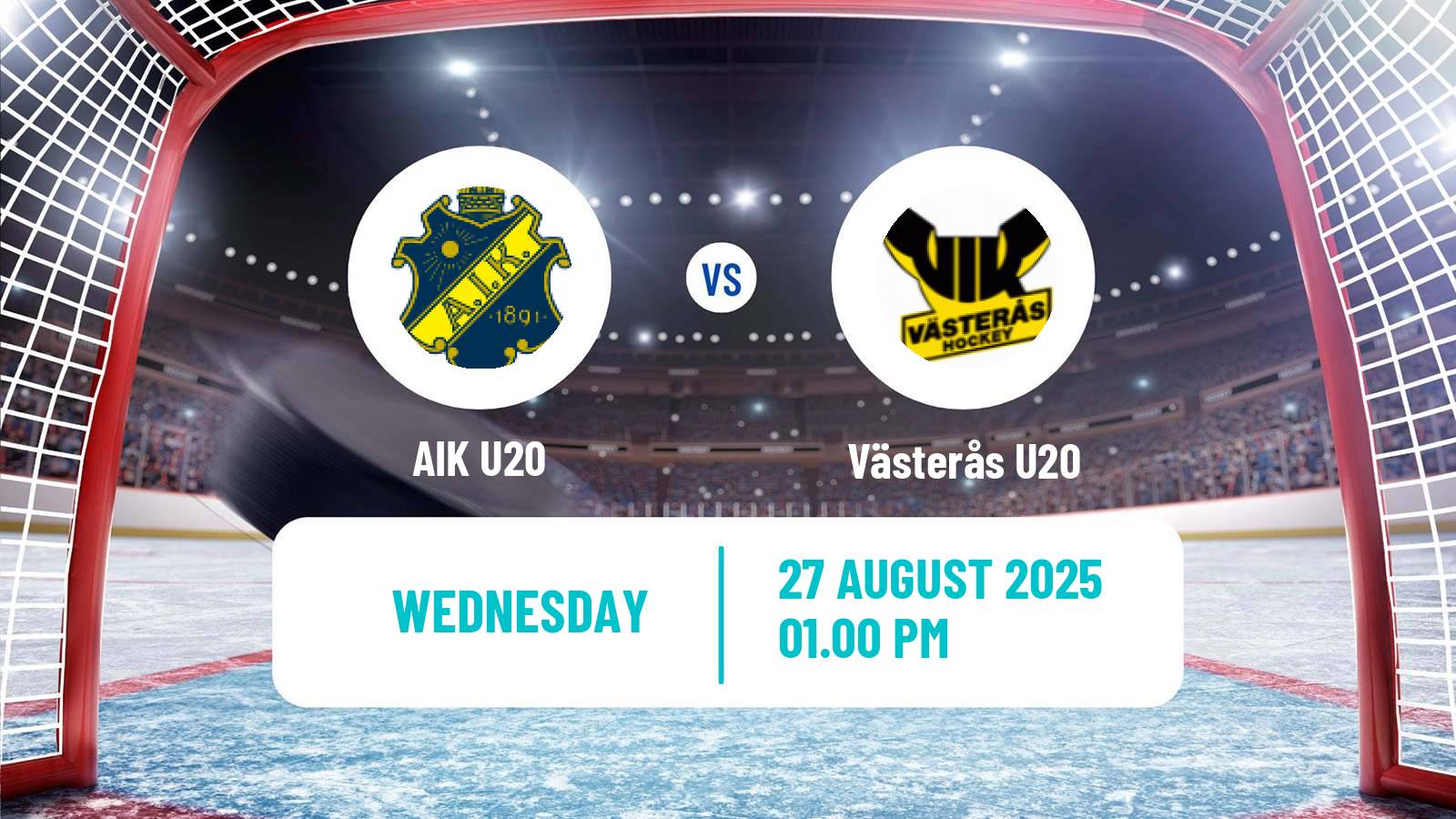 Hockey Club Friendly Ice Hockey AIK U20 - Västerås U20