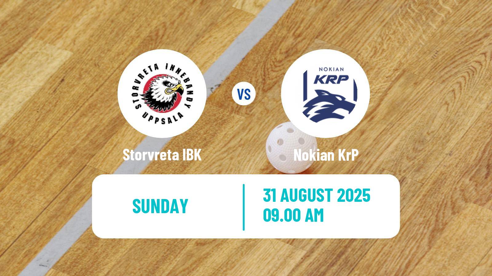 Floorball Champions Cup Floorball Storvreta IBK - Nokian KrP