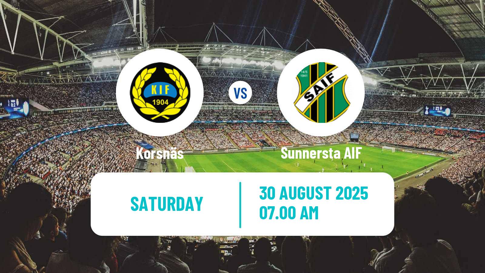 Football Swedish Division 2 - Norra Svealand Korsnäs - Sunnersta AIF