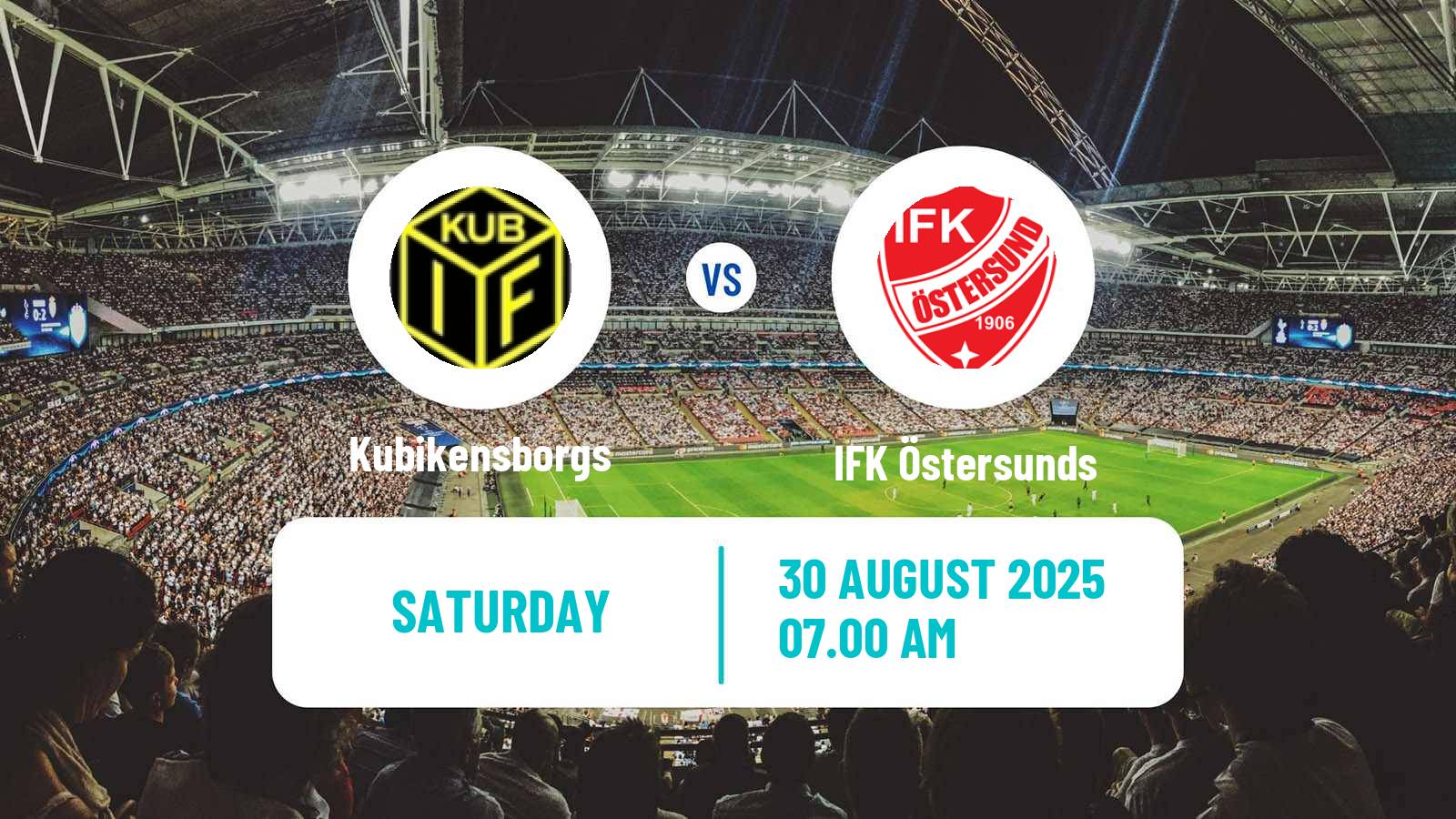 Football Swedish Division 2 - Norrland Kubikensborgs - IFK Östersunds