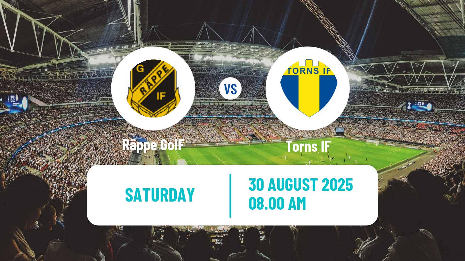 Football Swedish Division 2 - Södra Götaland Räppe GoIF - Torn