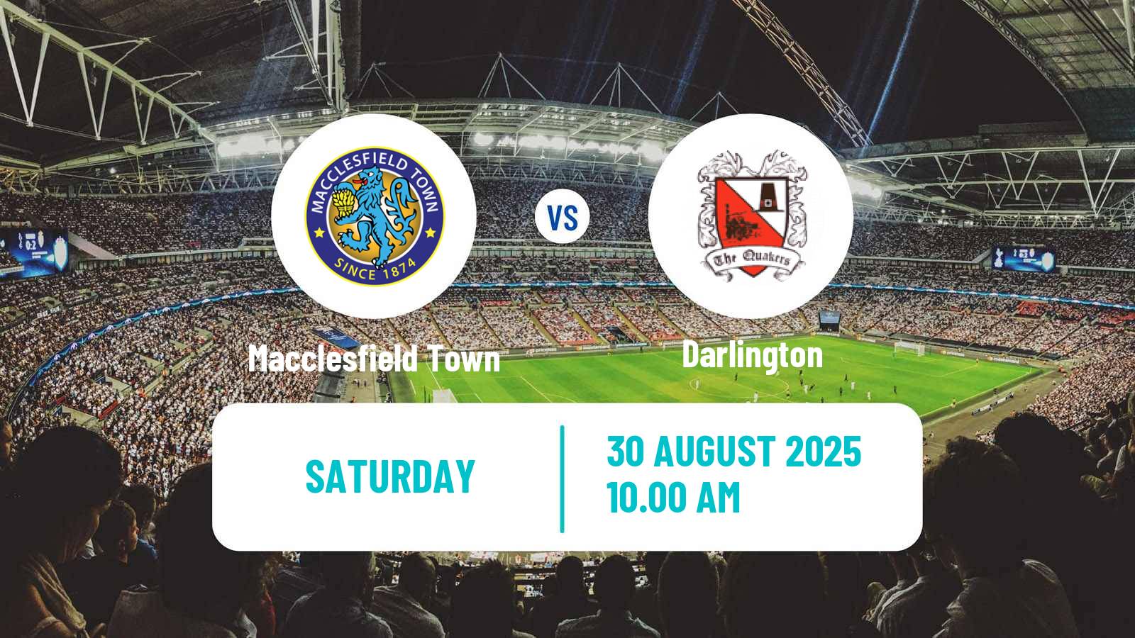 Football English National League North Macclesfield Town - Darlington