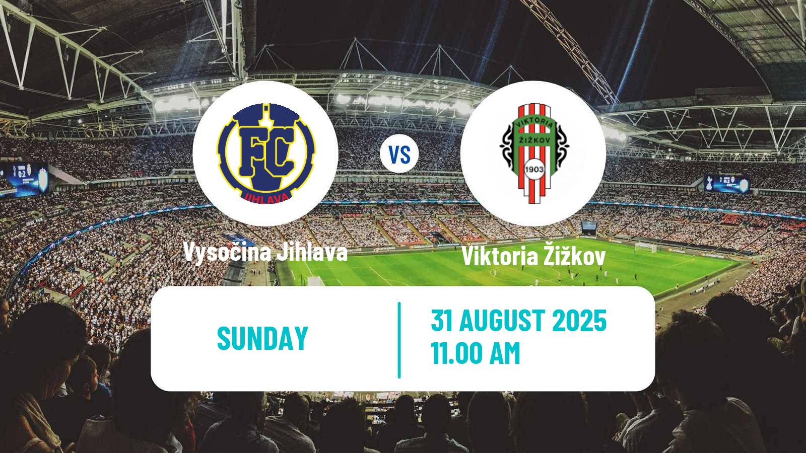Football Czech Division 2 Vysočina Jihlava - Viktoria Žižkov