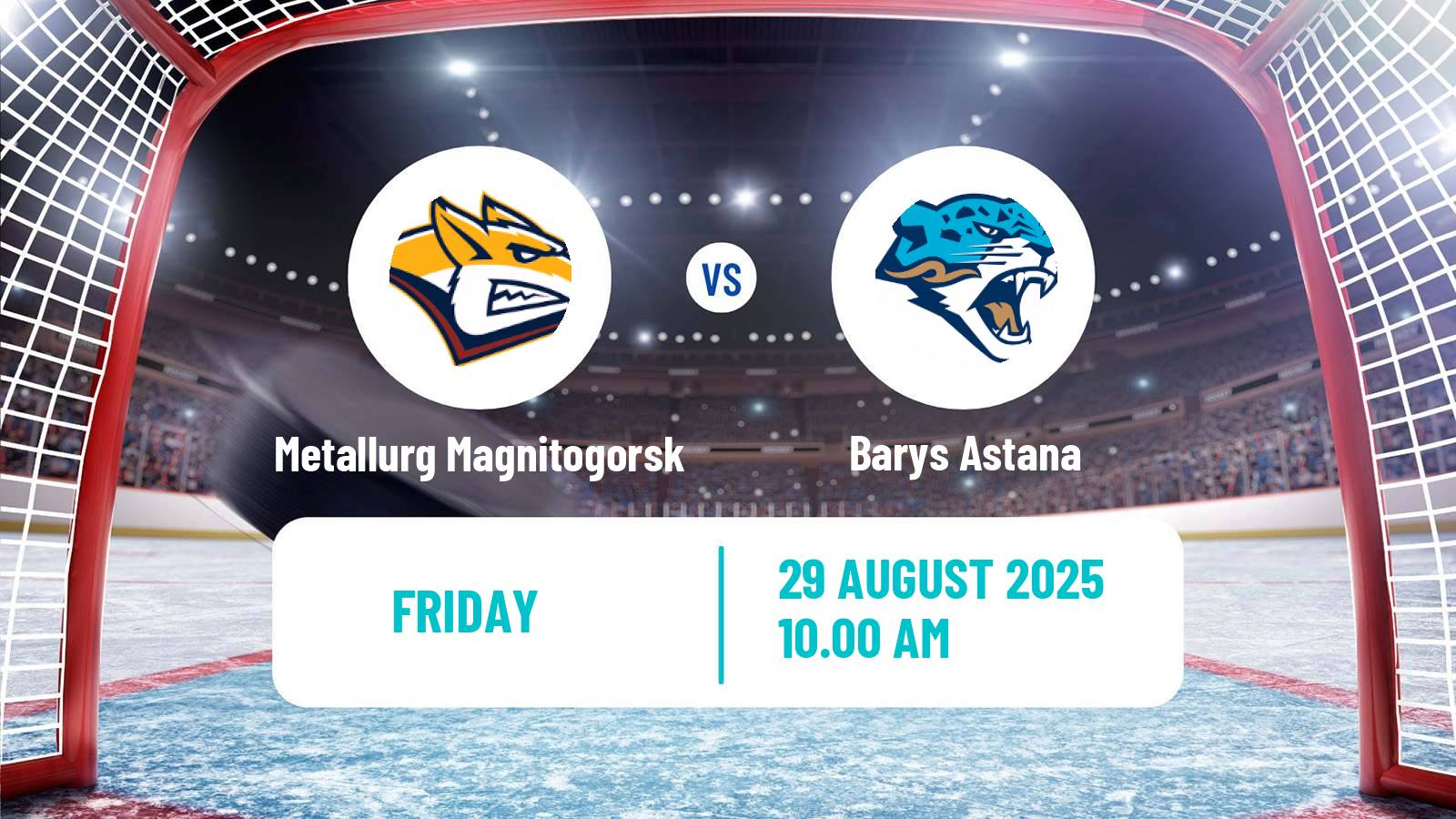 Hockey Club Friendly Ice Hockey Metallurg Magnitogorsk - Barys Astana
