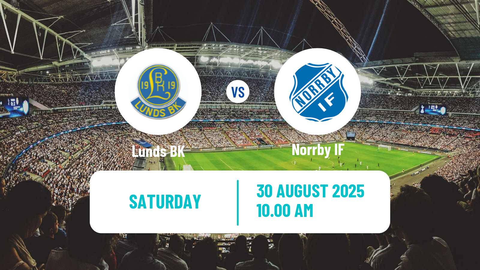 Football Swedish Division 1 Södra Lunds - Norrby