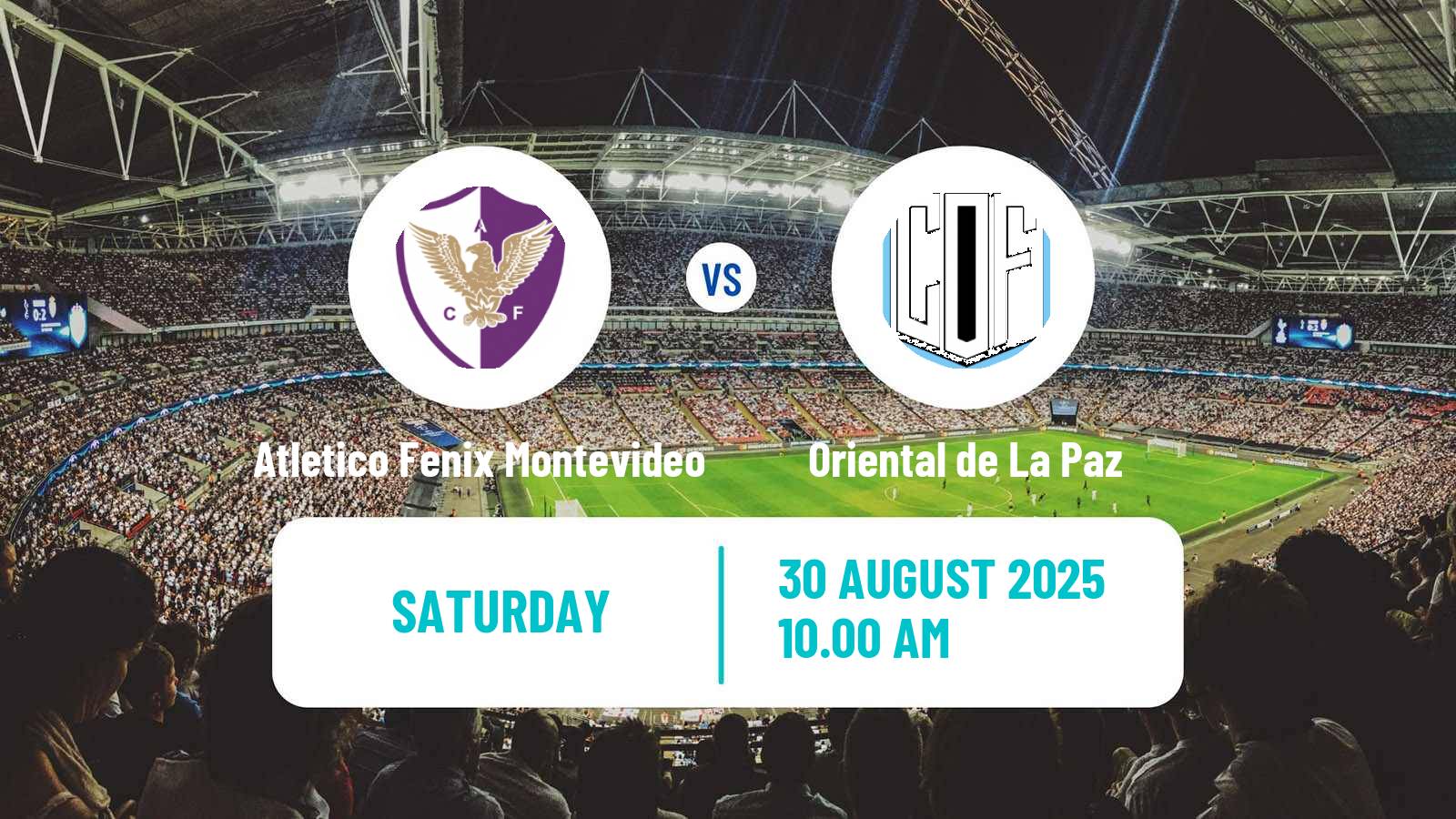 Football Uruguayan Segunda Division Atletico Fenix Montevideo - Oriental de La Paz