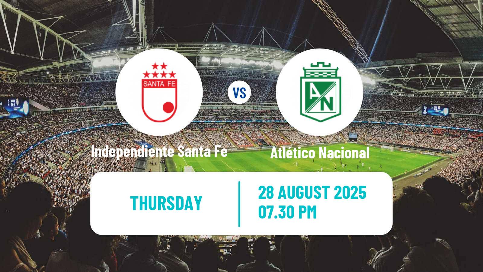 Football Colombian Liga Women Independiente Santa Fe - Atlético Nacional